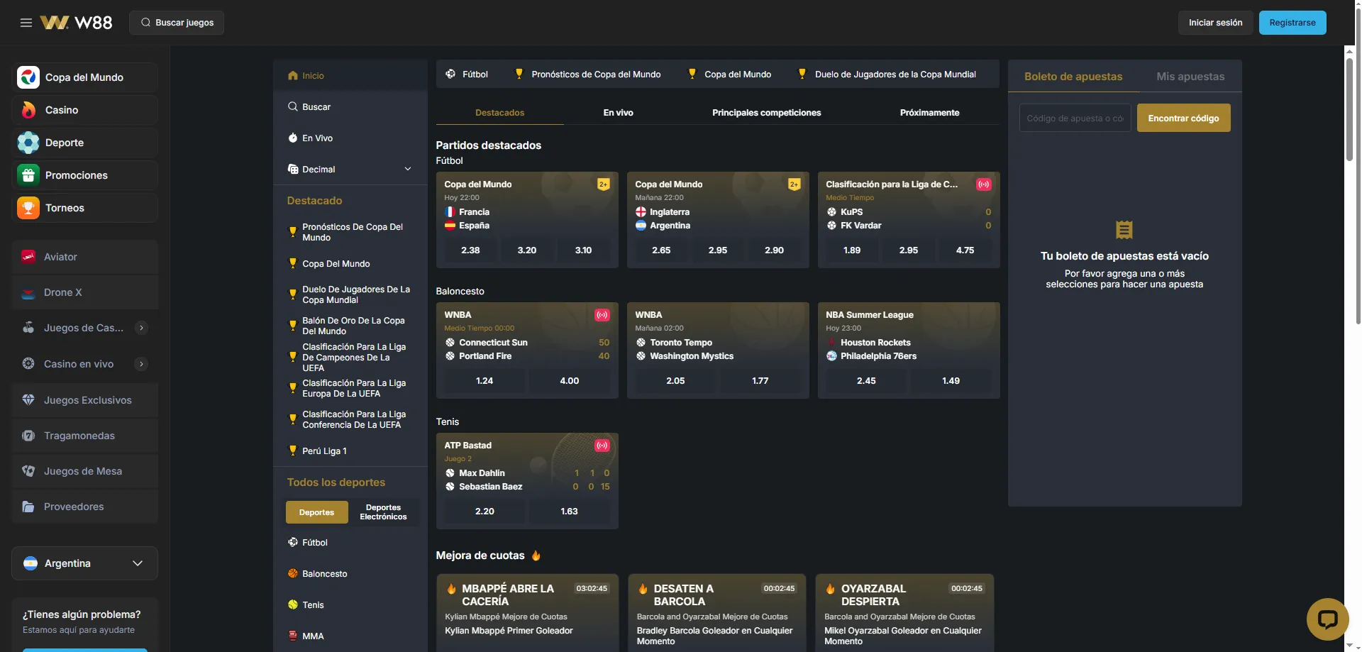 w88 live sportsbetting &mdash; voetbal en e-sports weddenschappen